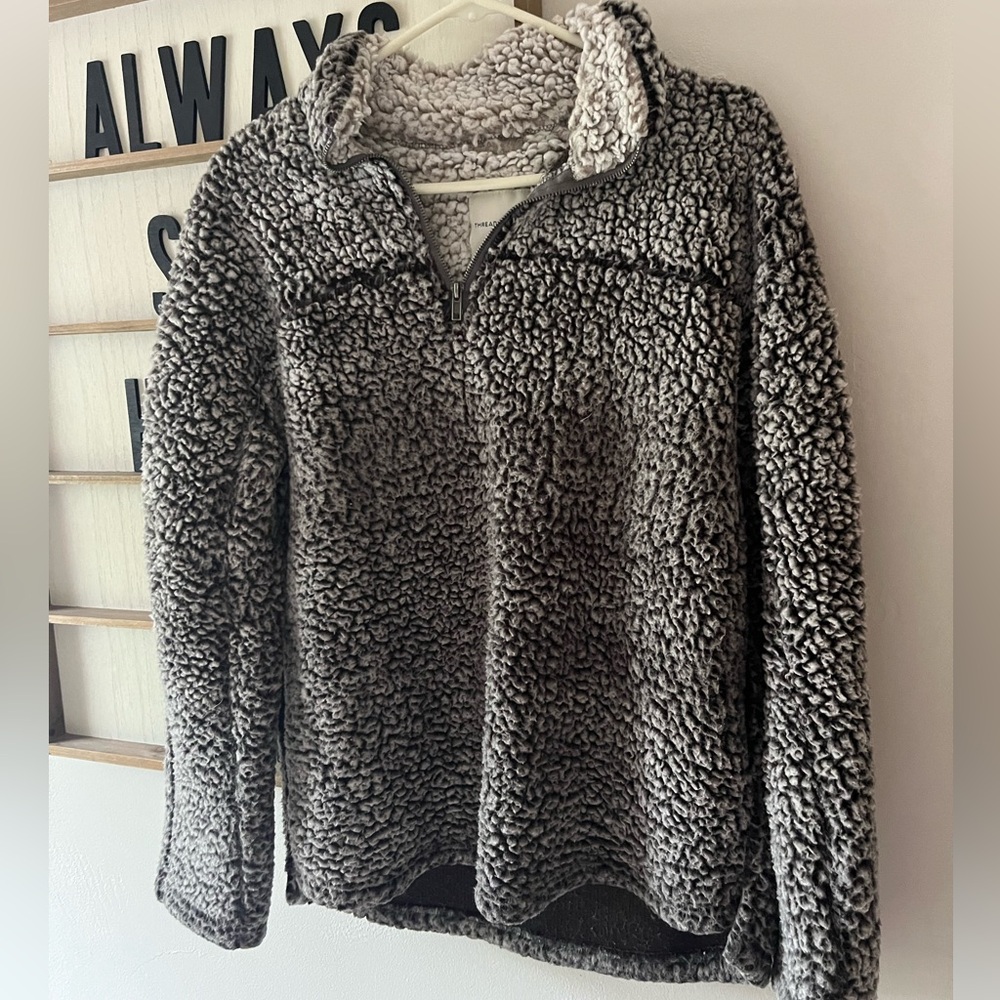 THREAD & SUPPLY Sherpa Quarter Zip Jacket